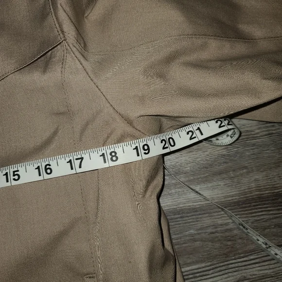 SOLD Vintage London Fog Plaid Lined Belted Trench Coat Size 10P - Picture 15 of 16